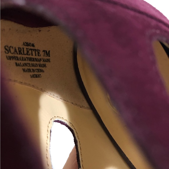 Suede Leather Heels NEW Cage Wrap Pumps Gladiator Bow Tie Metallic Gold Wine 7 - Picture 9 of 11